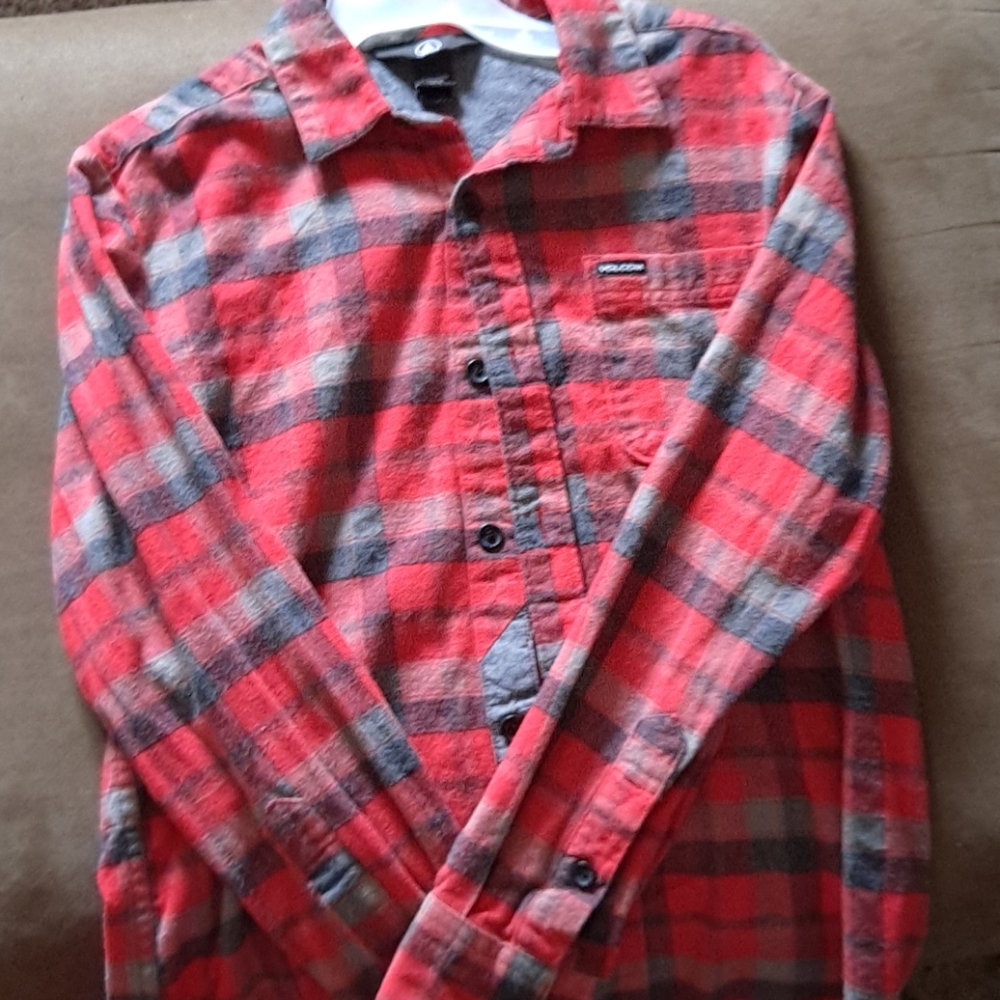 Kids Youth Volcom Flannel Long sleeve
